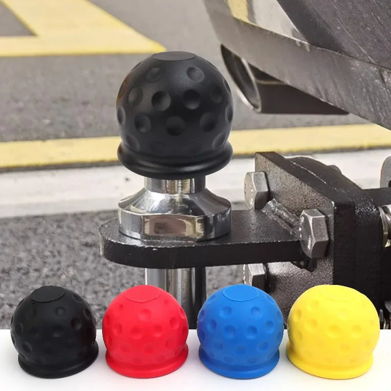 Universal Tow Ball Cover Cap – Dustproof Rubber Hitch Protector