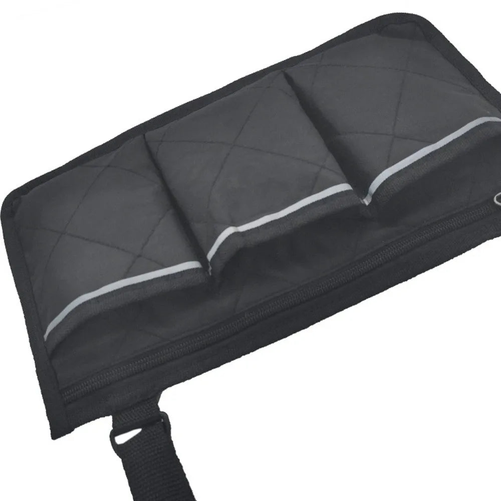 Wheelchair Armrest Hanging Bag – Multi-Pocket Waterproof