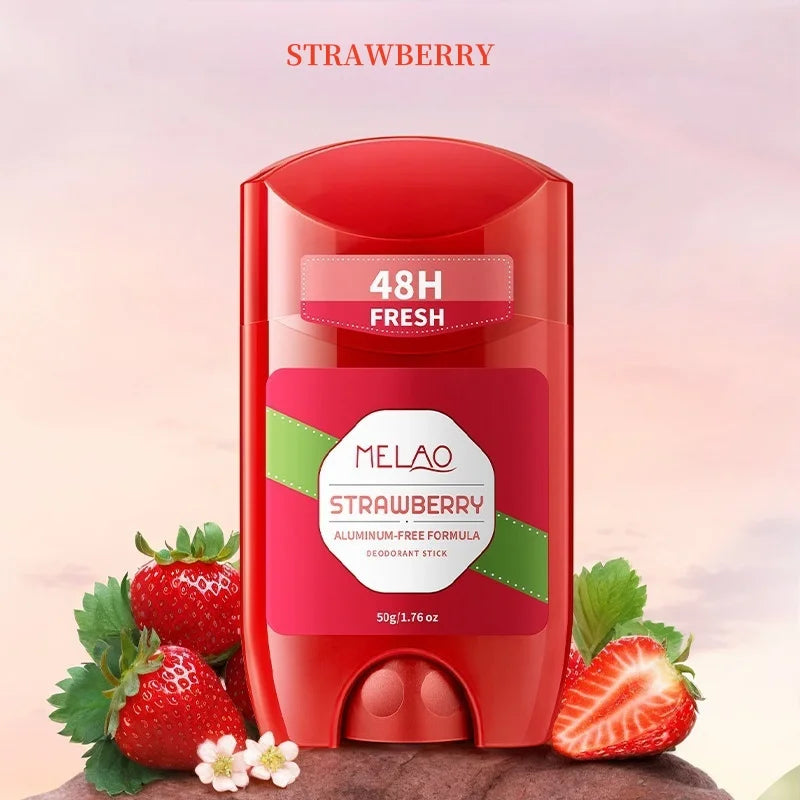 SAMMY Strawberry Deodorant Stick – Aluminum-Free 72-Hour Fresh