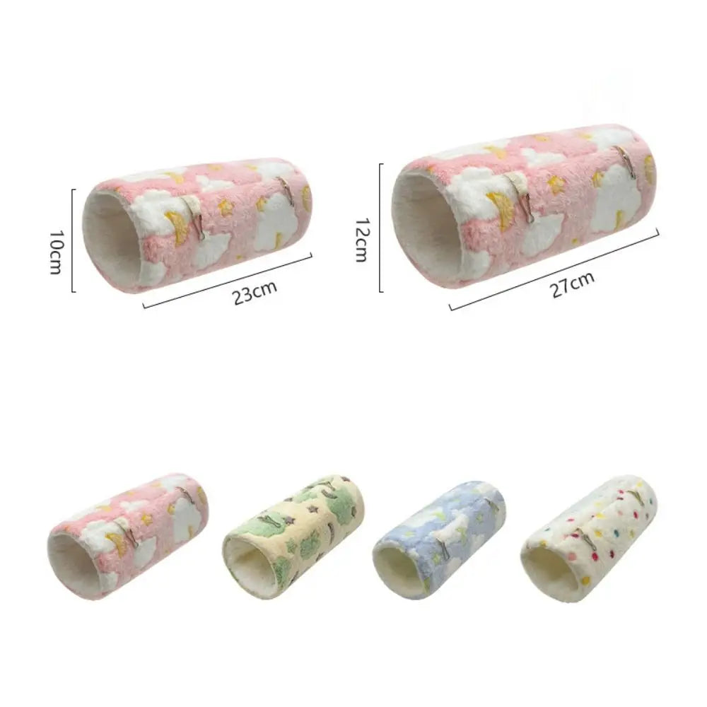 Fleece Guinea Pig Tunnel – Hangable Small Pet Hideout Tube