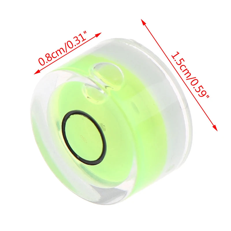 Spirit Level Bubble Levelers for Turntable & LP Setup – 4/8 Pcs