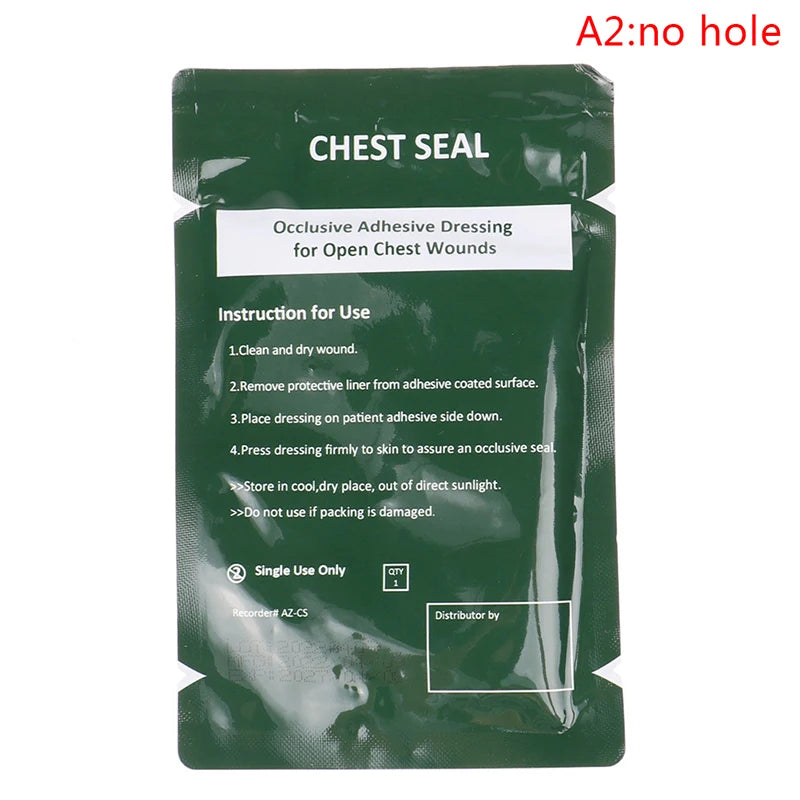 Vented Chest Seal Patch – Waterproof Emergency First Aid