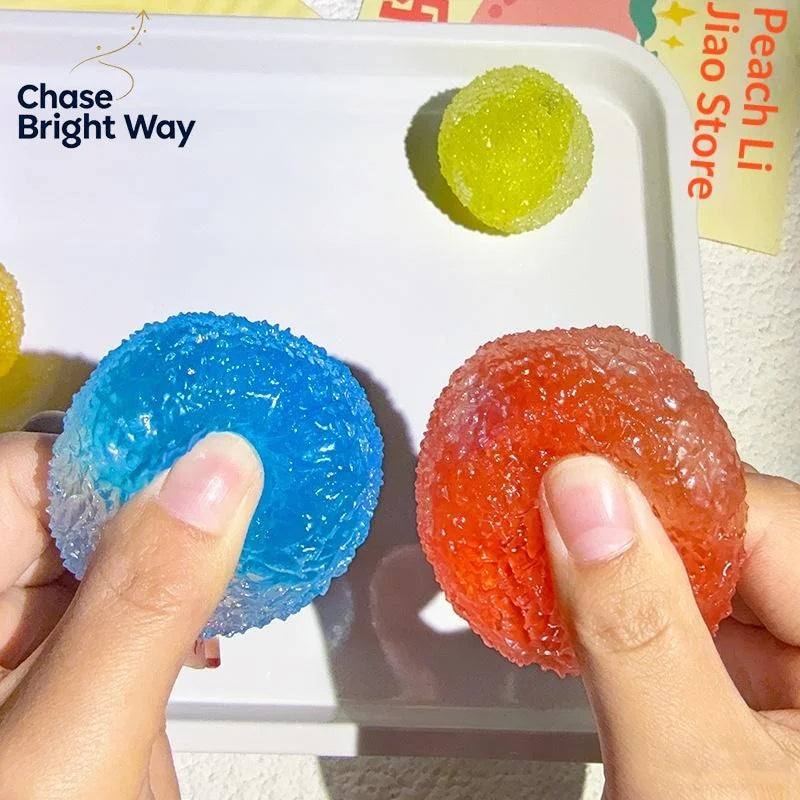 Sensory Squeeze Ball – Reusable Slushie Crackling Fidget Toy