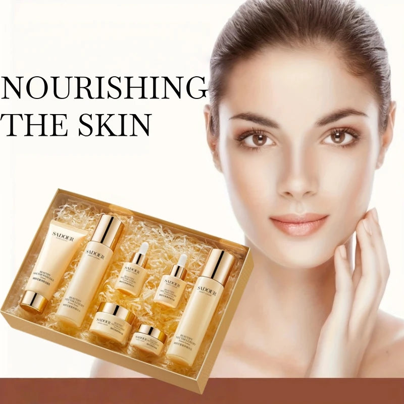 Sadoer Zhenyan Flower Nectar Skincare 7-Piece Set | Niacinamide