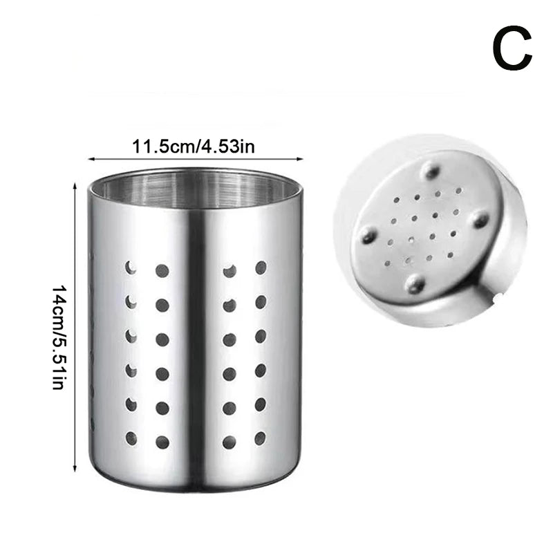 Stainless Steel Cutlery & Chopstick Holder Organizer