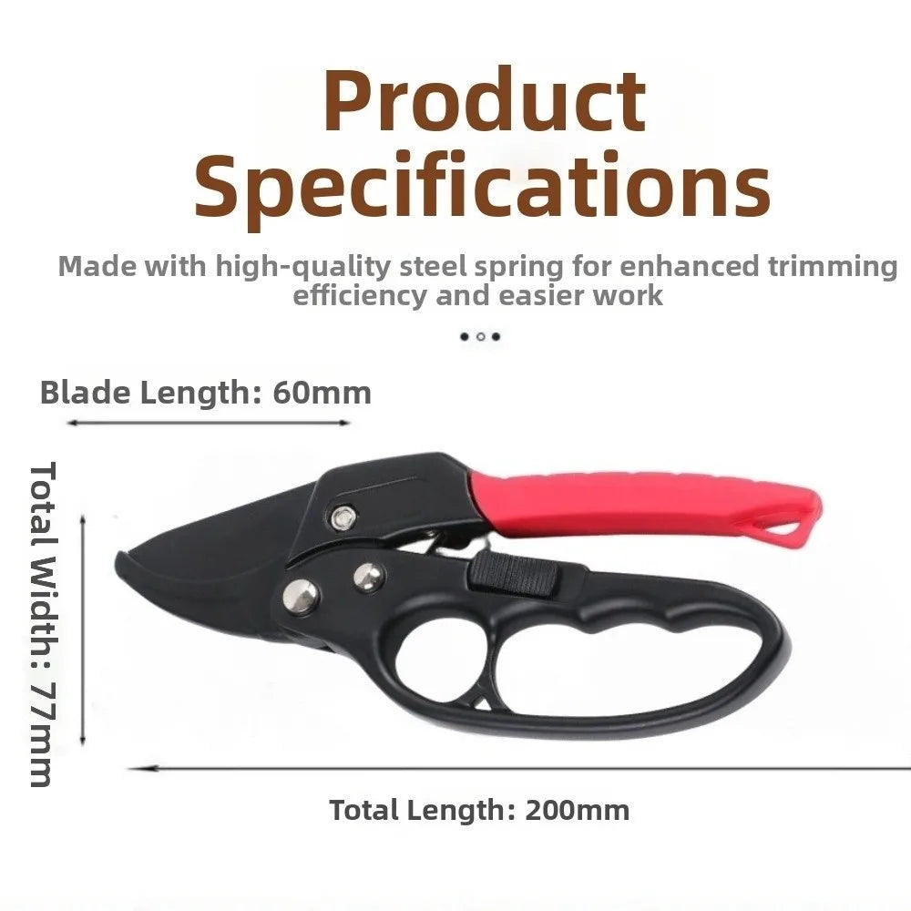 SK5 Alloy Steel Pruning Shears – Ergonomic Garden Cutting Tool