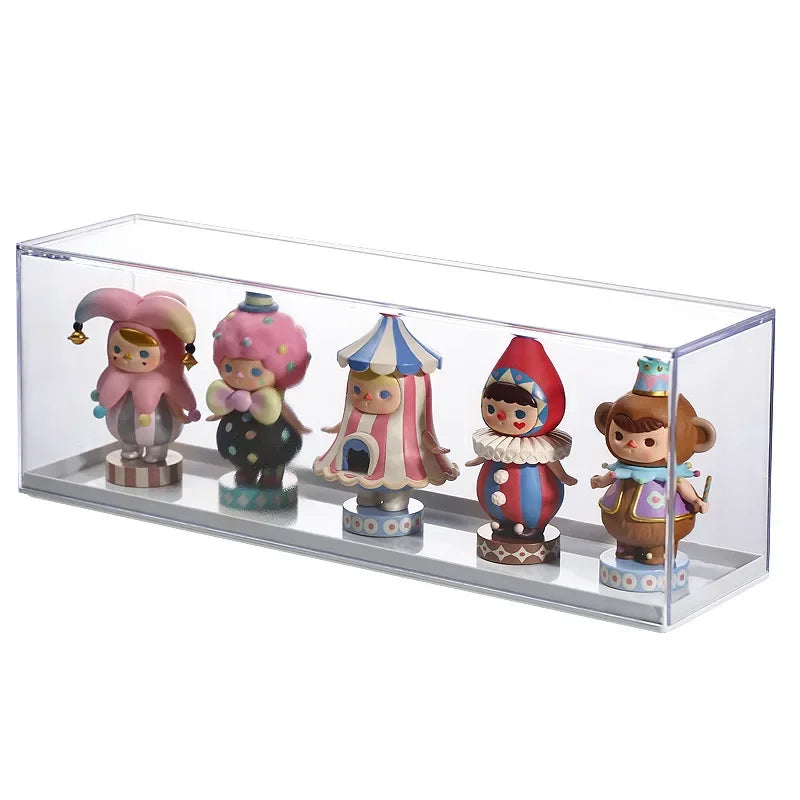 Clear Acrylic Pop Doll Display Case – Dustproof Storage Box
