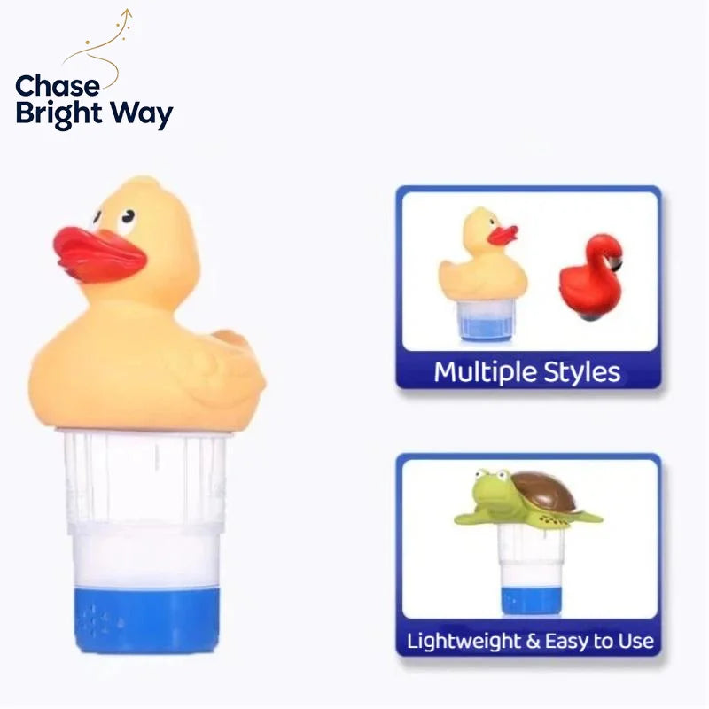 Flamingo Floating Pool Chlorine Tablet Dispenser | 1" & 3"