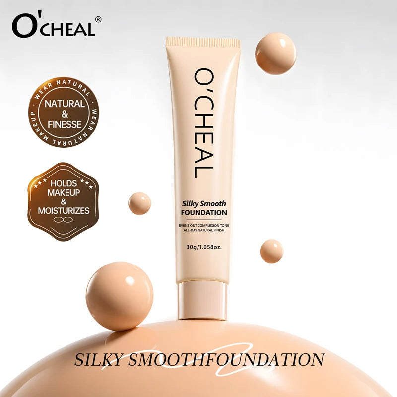 Silky Smooth Liquid Foundation – Waterproof, Long-Lasting Coverage