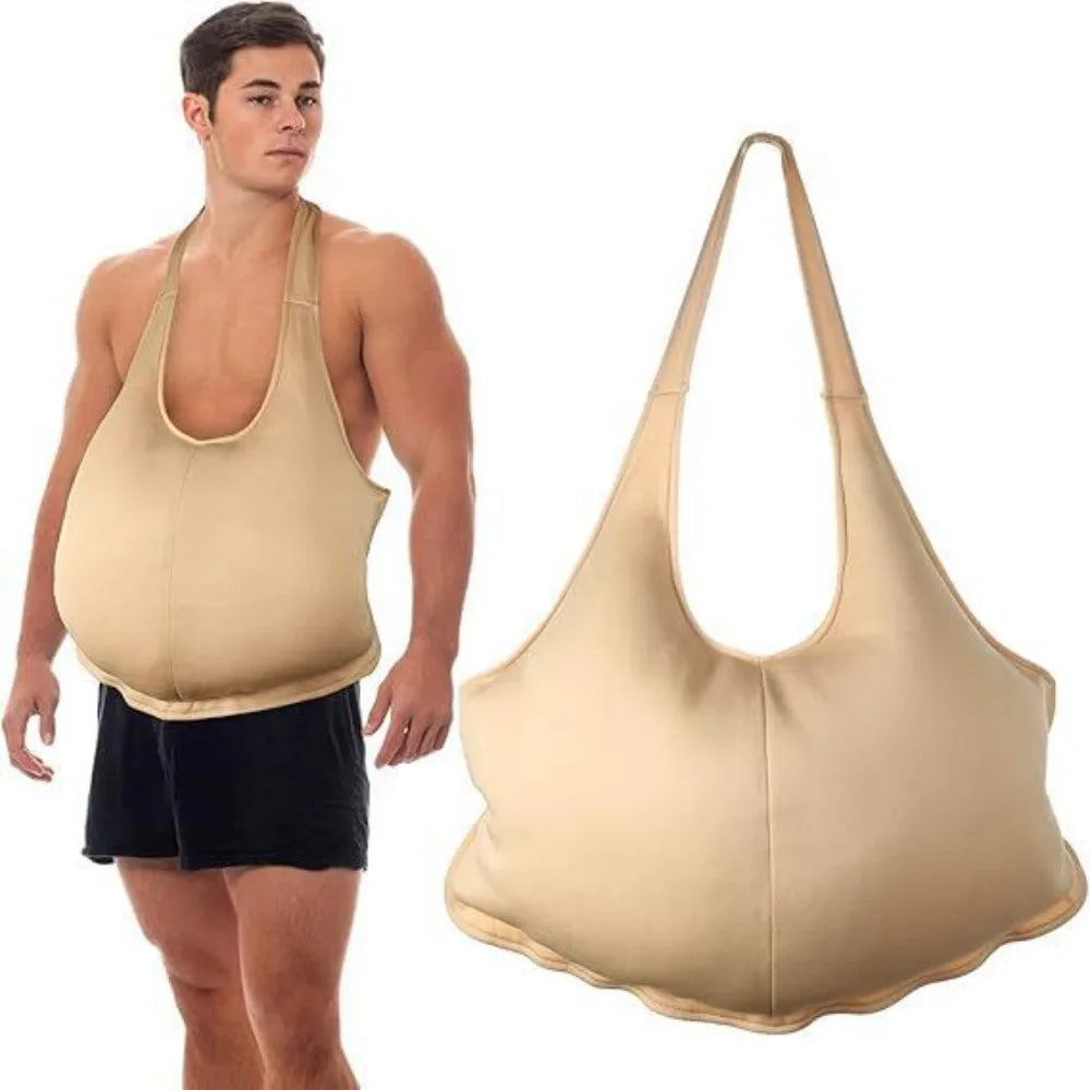 Santa Padded Belly Fat Suit – Christmas Costume Prop | Polyester