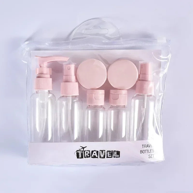 Travel Refillable Bottle Set – Portable Toiletry & Skincare Kit
