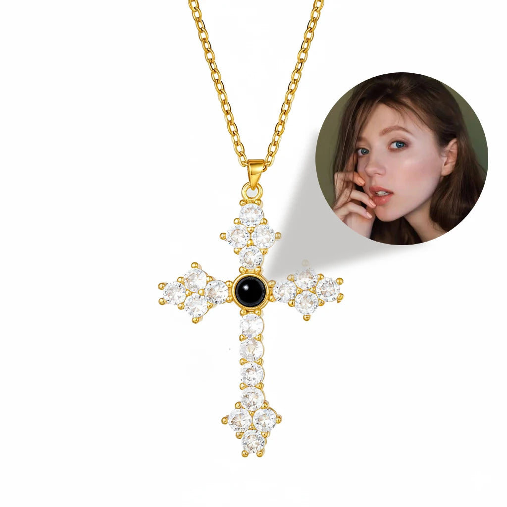 Personalized Photo Projection Heart Necklace | Custom Keepsake
