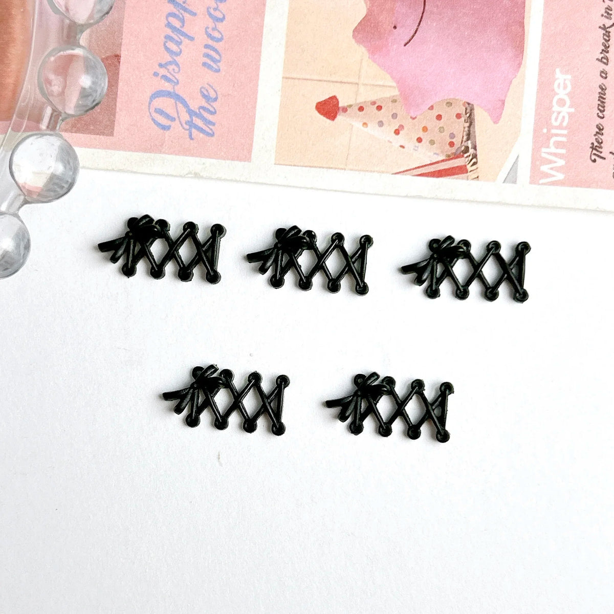 30Pcs 3D Resin Bow Nail Charms – Macaron DIY Nail Art Decor