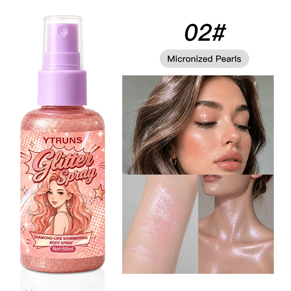 Glitter Body & Hair Shimmer Spray – Festival & Party Glow