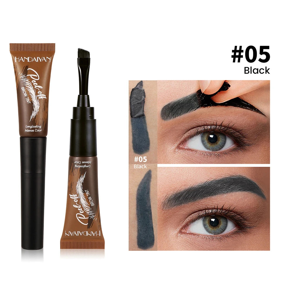 Semi-Permanent Peel-Off Eyebrow Tint – Waterproof Natural Brown