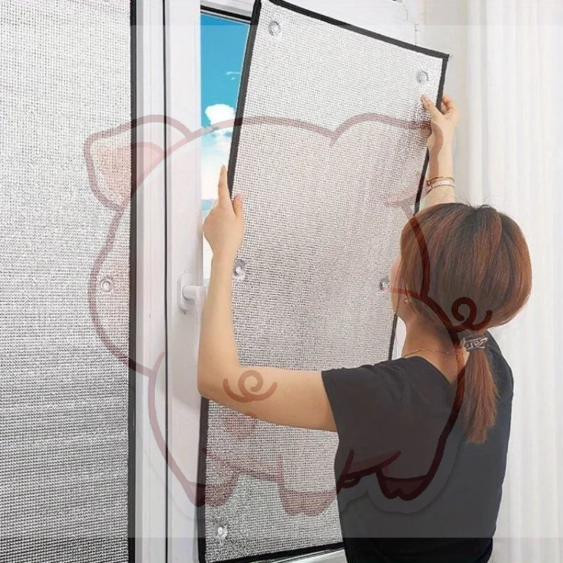 Aluminum Foil Window Film – Anti-UV Static Cling Sun Shade
