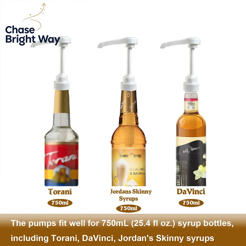 Syrup Pump Dispenser – Food-Grade PP Sauce Bottle Pump