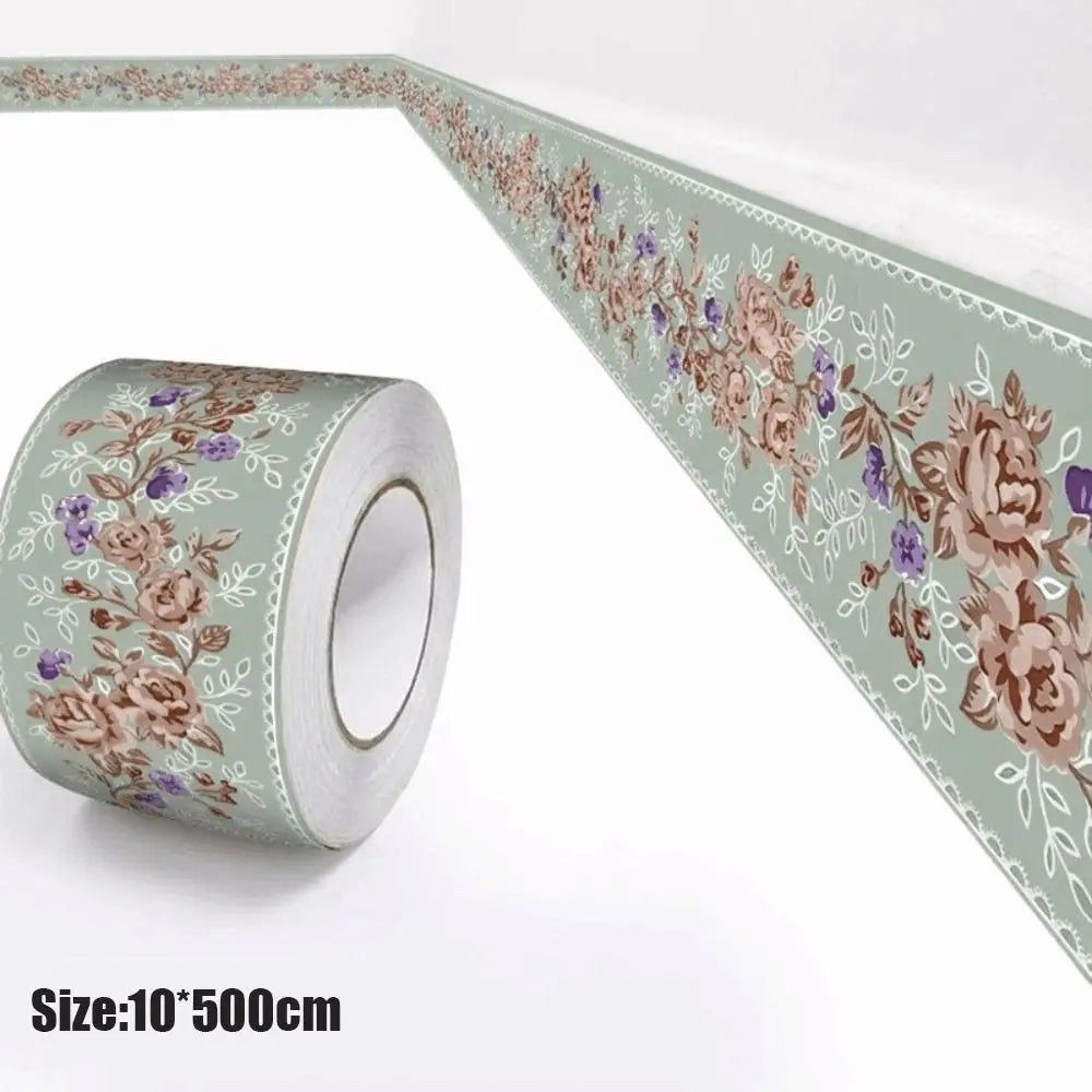 Self-Adhesive Skirting Board Strip 5/10M – Wall Base Molding