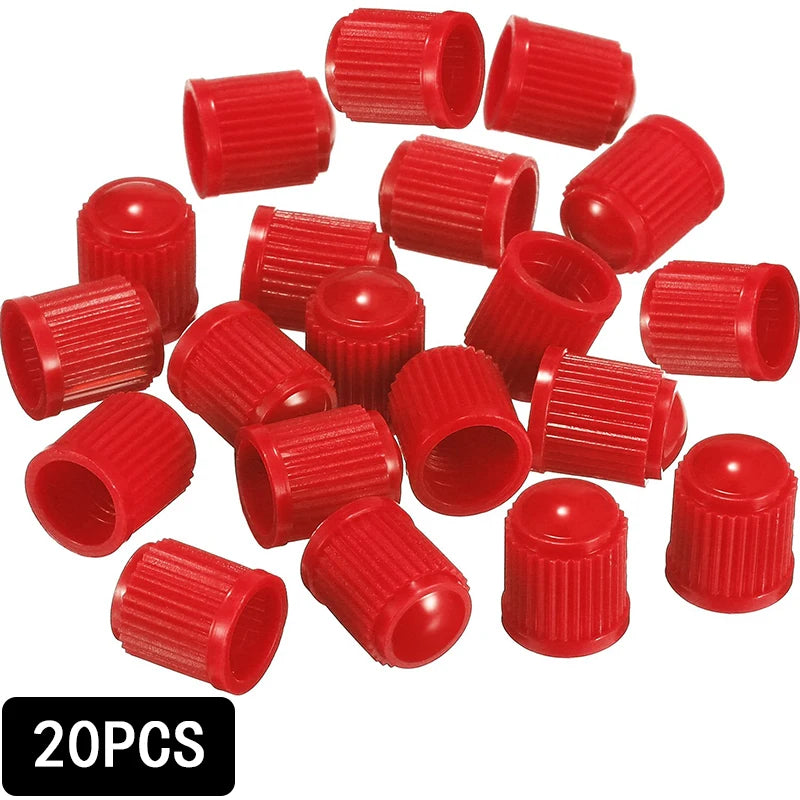 Tire Valve Stem Caps – Universal Dustproof ABS 20-Pack