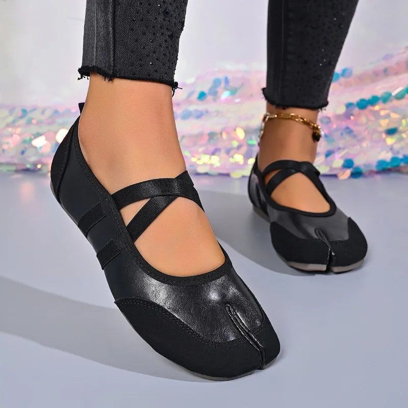 Women's Split Toe Tabi Ballet Flats – Mary Jane Sneakers