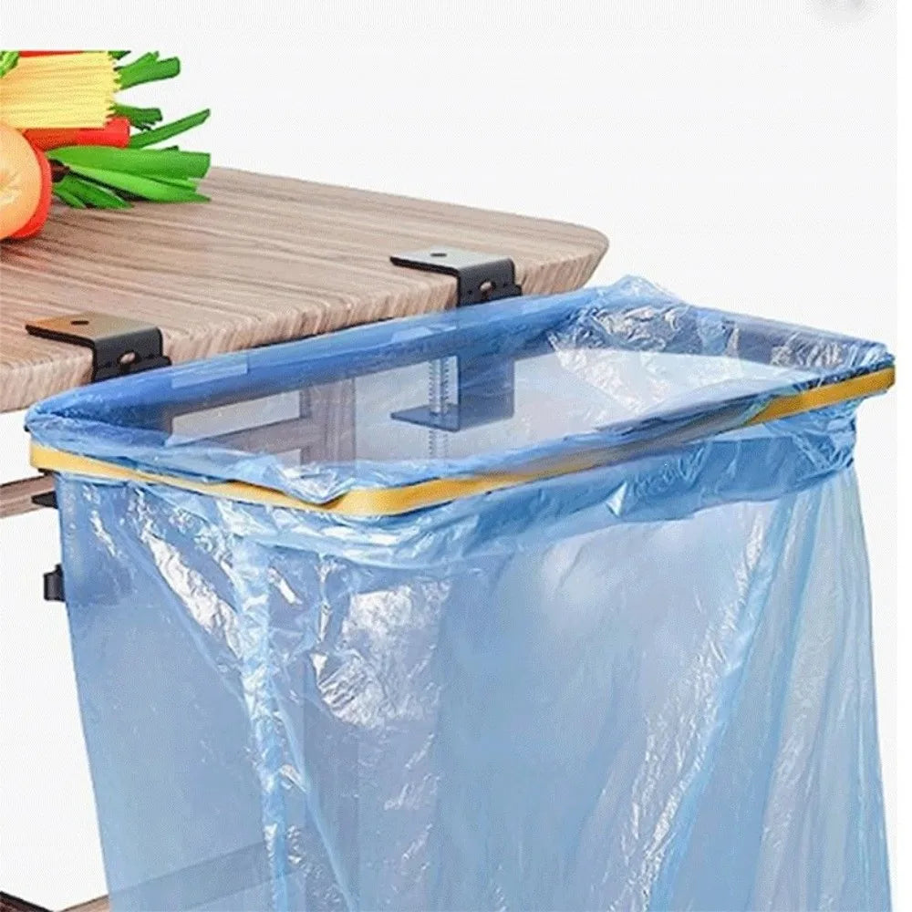Stainless Steel Trash Bag Rack – Cabinet Garbage Bag Holder