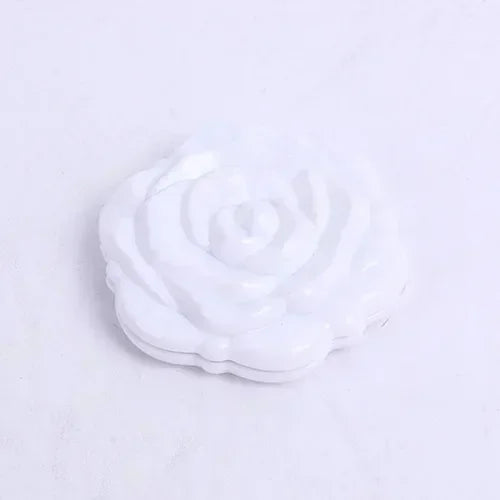 Retro Rose Compact Pocket Mirror – Double Sided Makeup Mirror