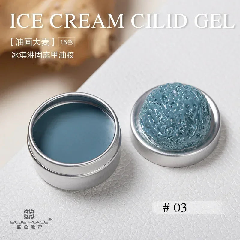 Handaiyan 64 Colors Solid Nail Polish Gel – Ice Cream Texture
