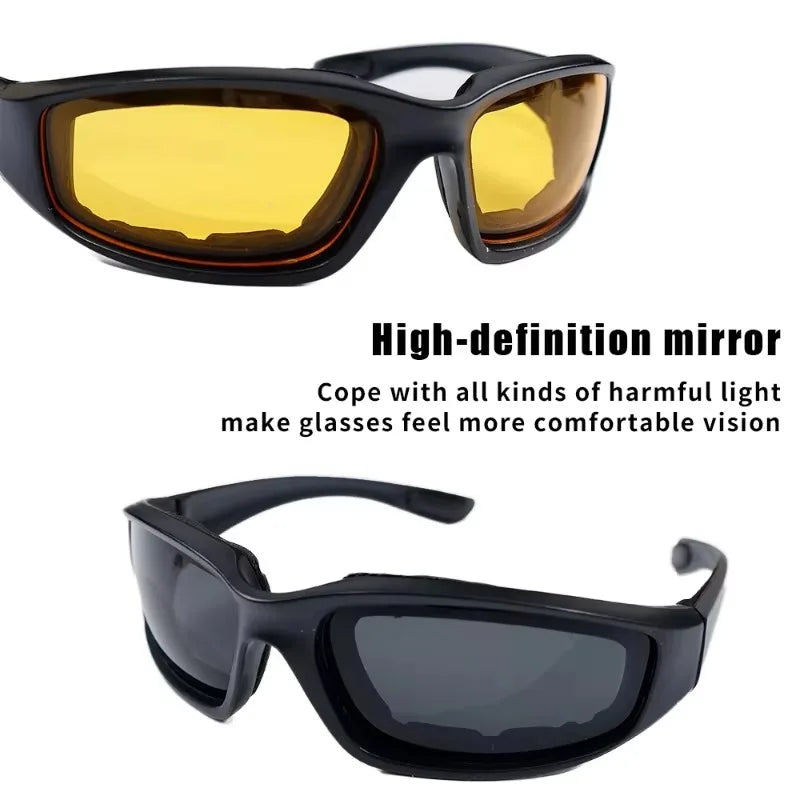 Windproof Motorcycle Goggles – UV Protection Riding Eyewear
