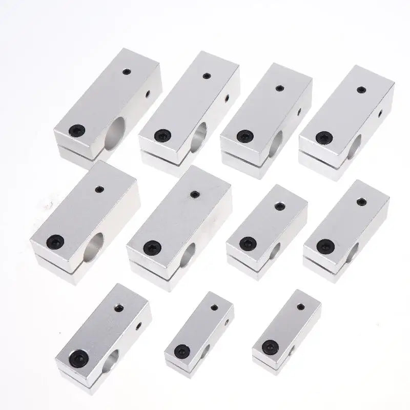 T-Type Optical Axis Cross Block Shaft Clamp | Aluminum Alloy