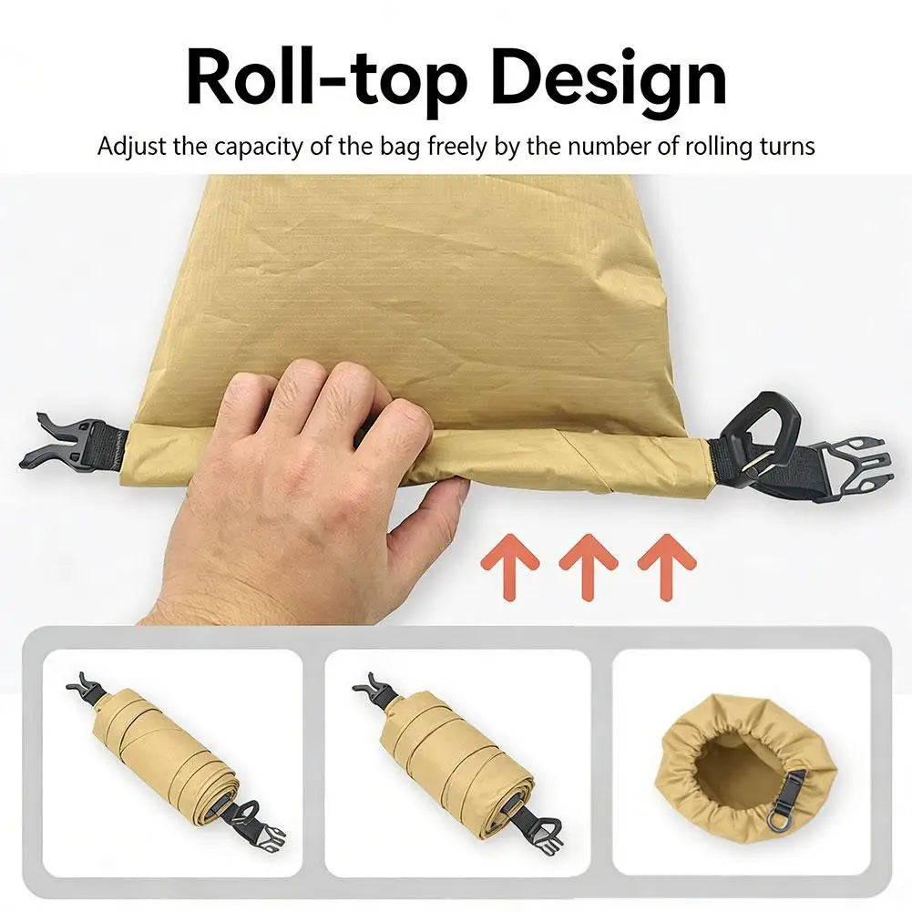 Waterproof Roll-Top Dry Bag – Lightweight Outdoor Hiking Sack