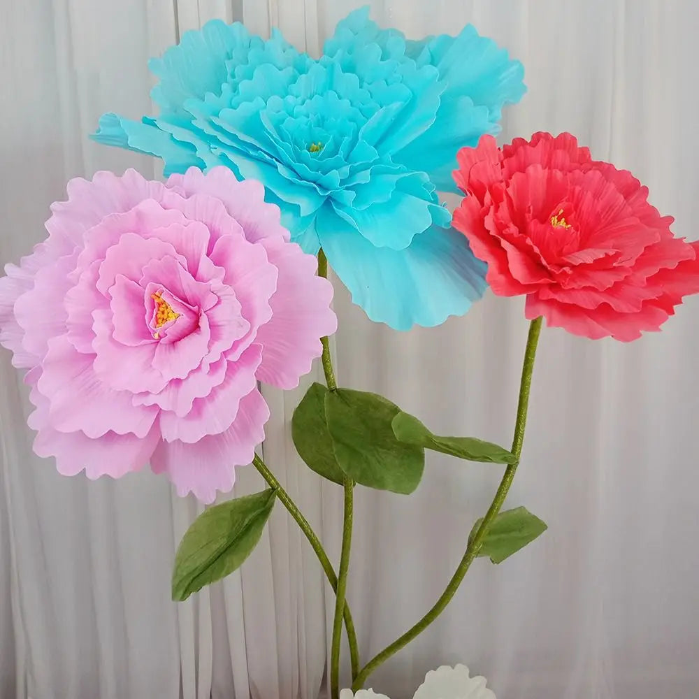 Giant 50cm PE Foam Rose Flower Head – Wedding Party Backdrop