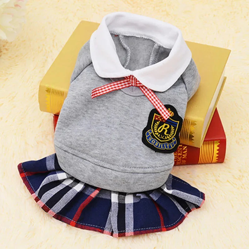 Matching Couple Dog Shirts – Soft Cotton Pet Uniform for Small Dogs