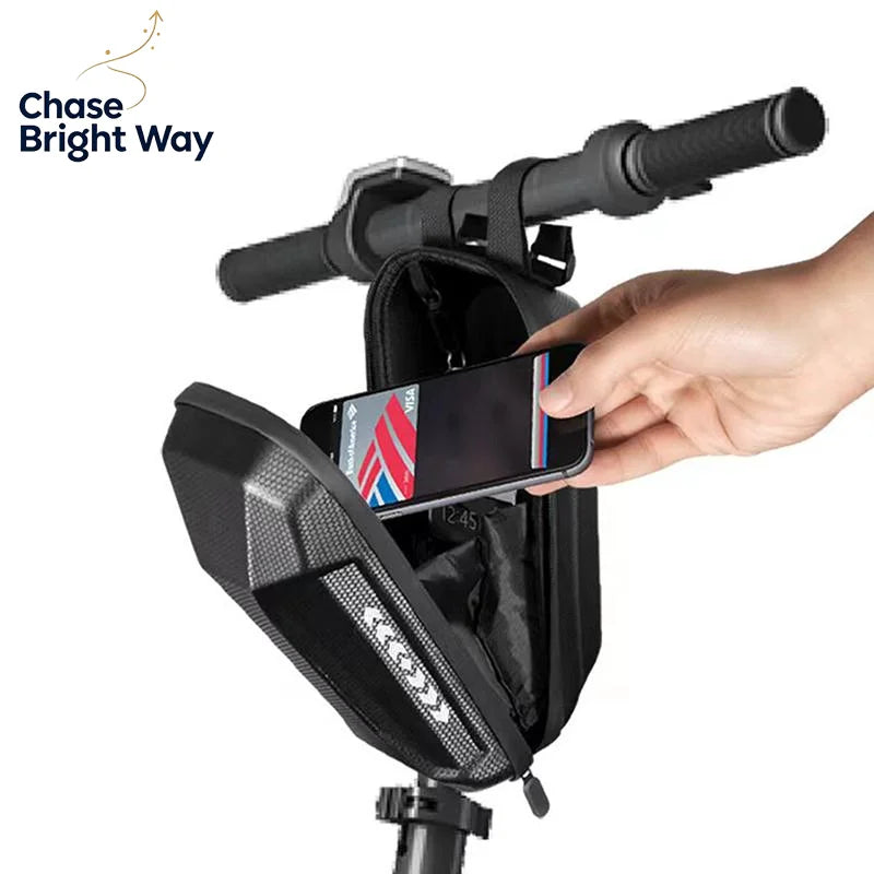 Waterproof Electric Scooter Handlebar Bag – EVA+PU with Lid