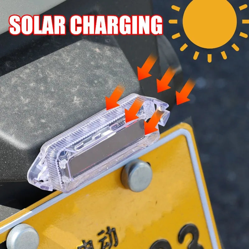 Solar LED Strobe Warning Light – Waterproof Vehicle Safety Flasher