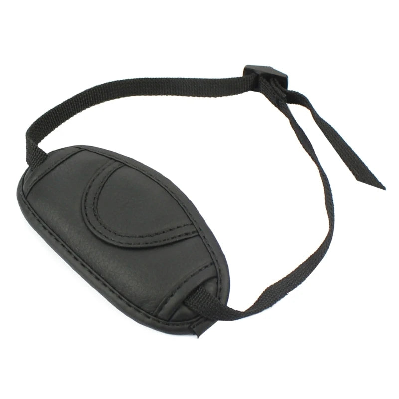 PU Leather Camera Wrist Strap – Adjustable Quick-Release Hand Sling