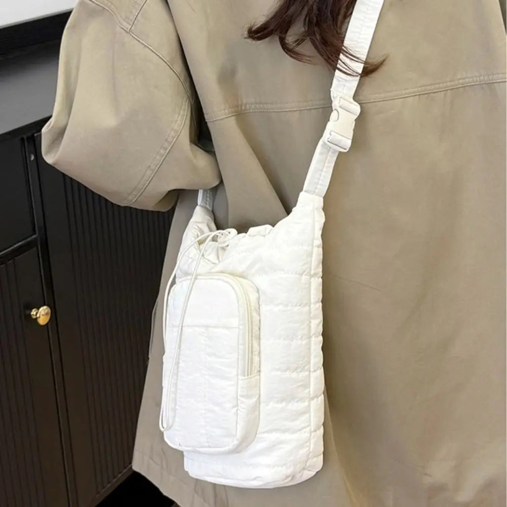 Water Bottle Holder Bag with Strap – Large Crossbody Carrier