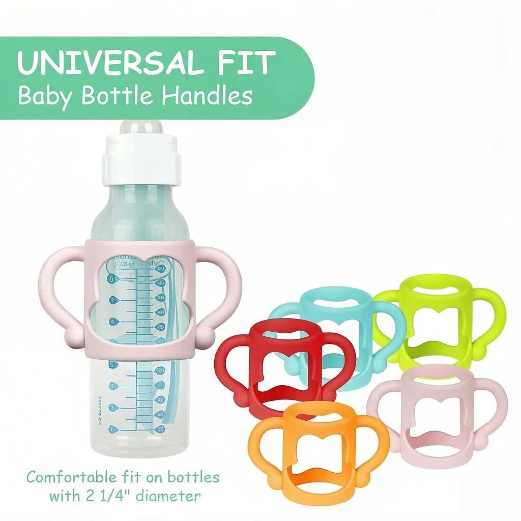 Silicone Baby Bottle Handle – BPA-Free Easy Grip Narrow Bottles