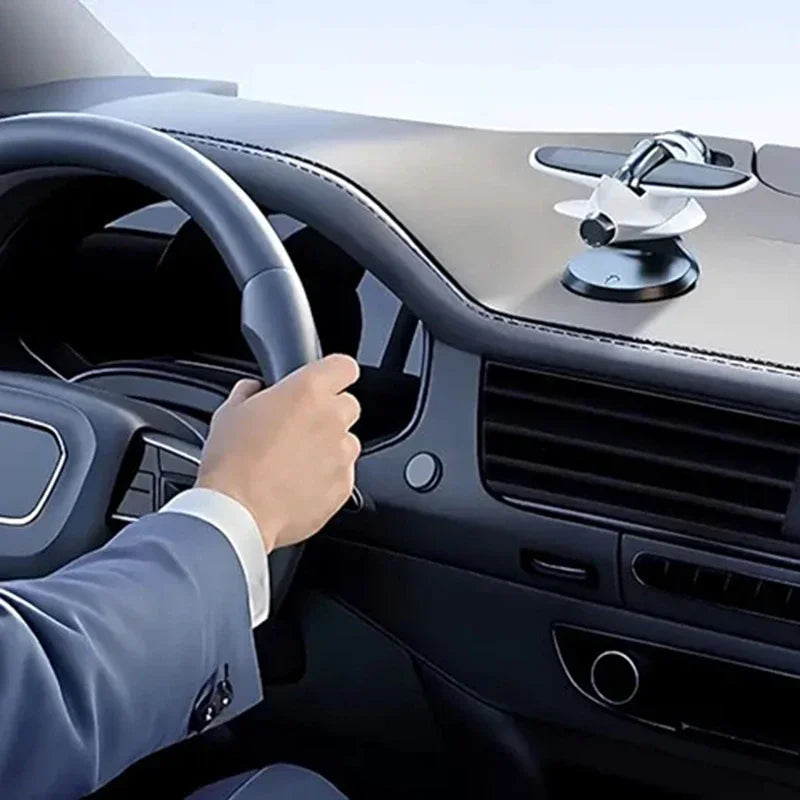 Solar Rotating Airplane Car Dashboard Ornament | 360° Spin