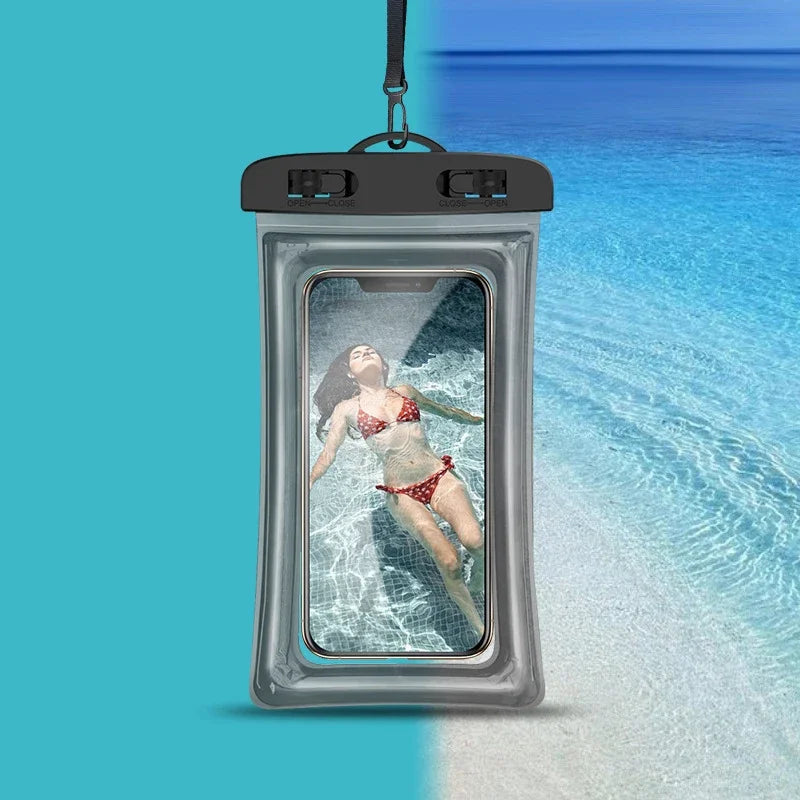 Waterproof Phone Pouch – Luminous Touchscreen Dry Bag