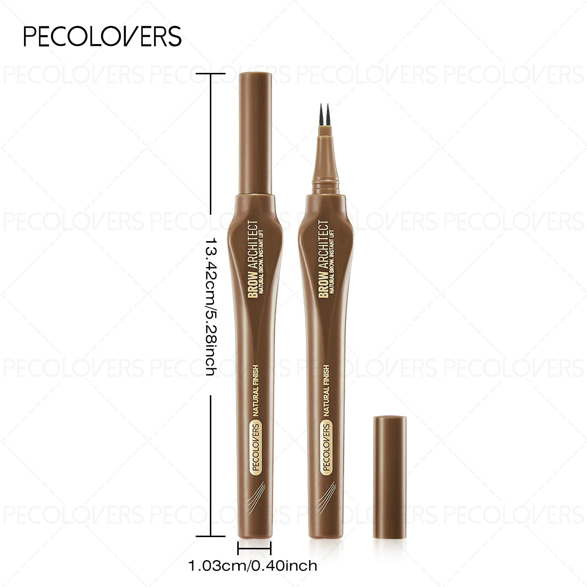 SAMMY Double Fork Eyebrow Pen – Sweatproof Long-Lasting Cream