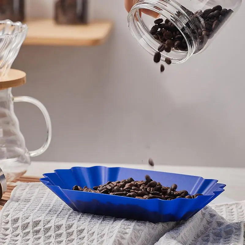 Oval Plastic Coffee Bean Display Tray – Reusable Serving Tray
