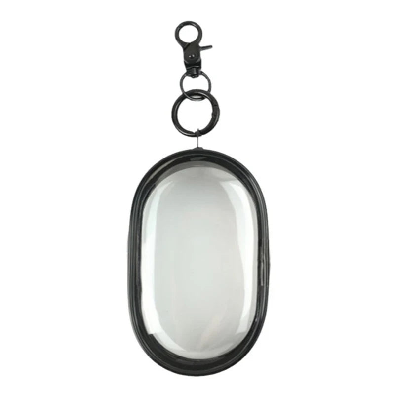Transparent Zipper Keychain Storage Bag – Portable Jewelry Organizer