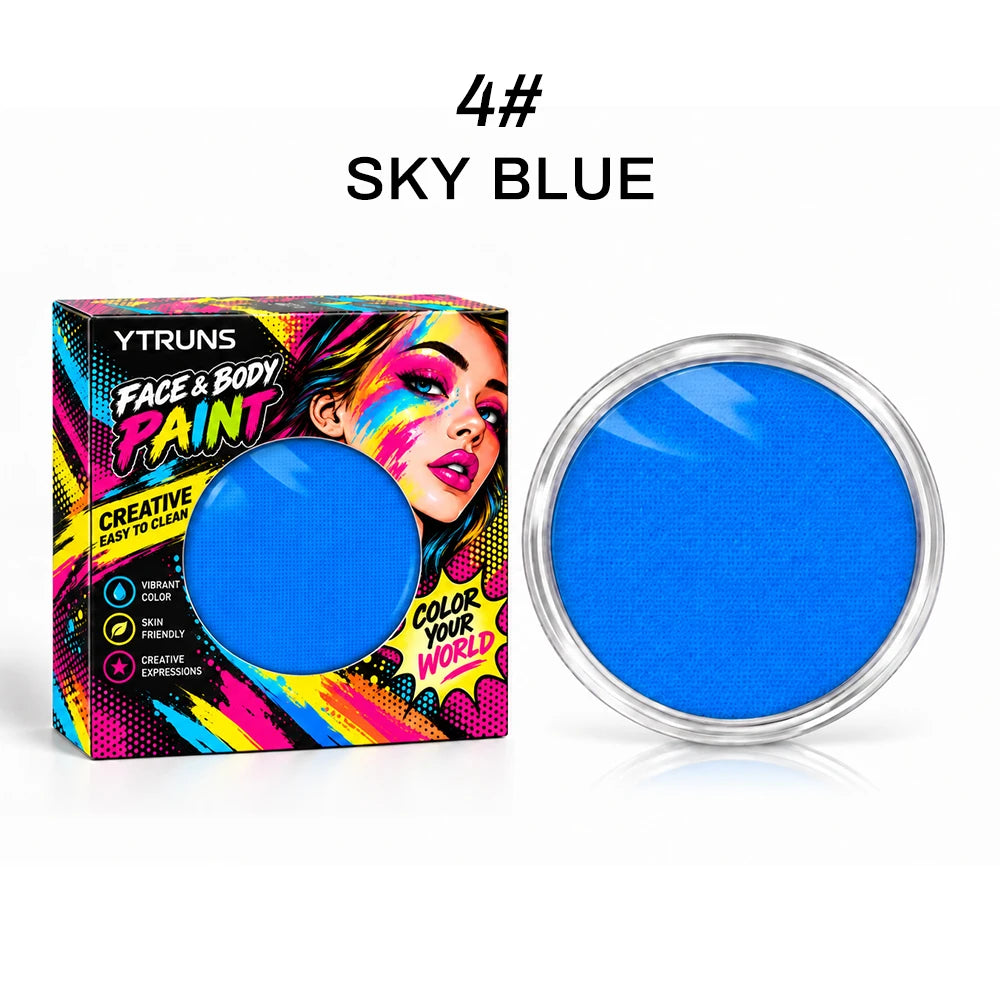 YTRUNS Water-Soluble Face & Body Paint Palette | Makeup