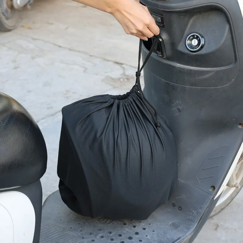 Universal Helmet Storage Bag – Soft Drawstring Cover | All Helmets