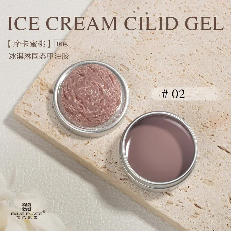 Handaiyan 64 Colors Solid Nail Polish Gel – Ice Cream Texture