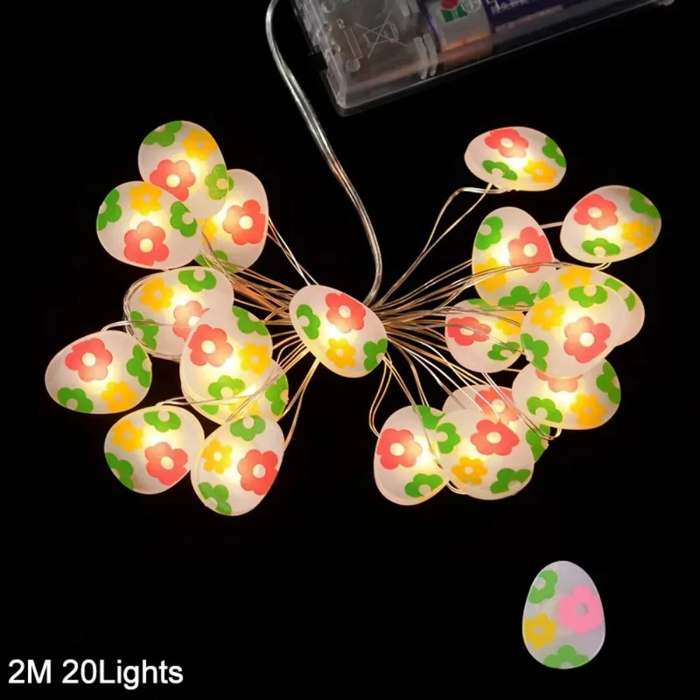 Easter LED String Lights – 2M 20 LED Bunny Fairy Light Garland