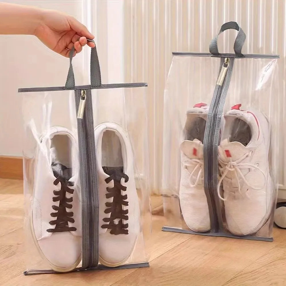 Transparent Waterproof Shoe Storage Bag – Travel & Wardrobe