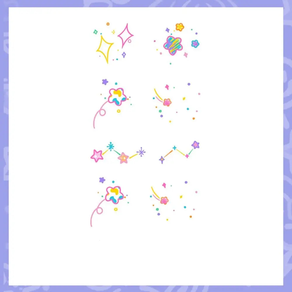 Butterfly Face Temporary Tattoo Stickers – INS Style Makeup Decals