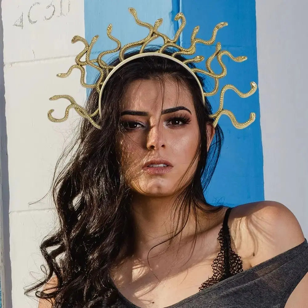 Medusa Snake Headband – Halloween Cosplay Greek Mythology Prop