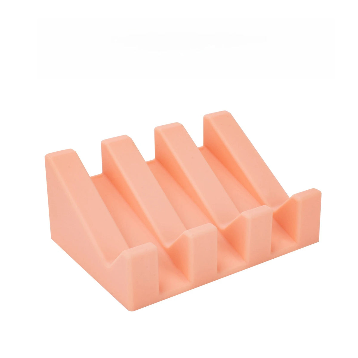 Silicone Self-Draining Soap Dish & Sponge Drain Pad
